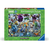Image de Ravensburger - Puzzle Minecraft 1000 el.   Oficjalny produkt z unikalnym wzorem