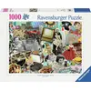 Image de Puzzle Ravensburger Les années 50, 1000 pièces.