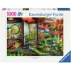 Image de Ravensburger Casse-tête Maison de thé dans un jardin japonais, 1000pcs.