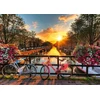 Image de Puzzle de 1000 pièces représentant des vélos à Amsterdam. Adultes et enfants à partir de 14 ans. Puzzle de qualité supérieure. 12000662. Ravensburger