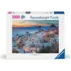 Image de Puzzle Ravensburger Soirée à Santorin, 1000 pièces.