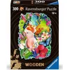 Image de Puzzle en bois Ravensburger Beautiful Birds, 300 pièces.