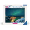 Image de Puzzle de 500 Pièces : Lumières de Norvège - Détente et Amusement - Neuf