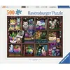 Image de Ravensburger Legpuzzel Cubby Cats And Succulents, 500st.