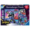 Image de Puzzle Batwheels Premium 3x49 pièces pour enfants - Neuf