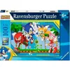 Image de Puzzle 100 pièces XXL Sonic, Knuckles, Sonic, Tails et Amy/Sonic. À partir de 6 ans. Puzzle de haute qualité. 12001134