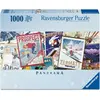 Image de Puzzle pour adultes de 1 000 pièces - Affiche de ski vintage