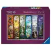 Image de Puzzle Ravensburger 7000 pièces Les six portails illustration six panneaux prune - Neuf