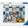 Image de Ravensburger - Puzzle pour adultes - Puzzle de 1500 pièces - Chatons dans la cuisine - À partir de 14 ans - Puzzle de qualité supérieure - 12001708