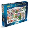 Image de Puzzle Ravensburger de 1 000 pièces « Ville de Noël enchantée » 12001758