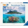 Image de Puzzle Ravensburger Island Waterscape - 500 pièces.