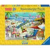 Image de Puzzle adulte 1000 pièces - Bob l'éponge - Beach Fun at the Goo Lagoon
