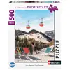 Image de Puzzle 500 pièces Nathan Les Alpes Paul Fuentes Photo d'Art - blanc/bleu/vert/orange - Neuf