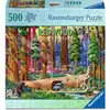 Image de Puzzle Ravensburger Redwood National Park - 500 pièces.