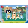 Image de Ravensburger Puzzle cadre Bluey et sa famille 15 pièces
