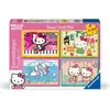 Image de Casse-tête 2D pour enfants : Hello Kitty set 4x100el