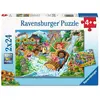 Image de Puzzle Ravensburger « Amusement Park » - 2 x 24 pièces