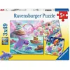 Image de Puzzle pour enfants, 3x49 pièces - Thème : Côte des confiseries