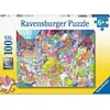Image de Puzzle pour enfants Ravensburger XXL « Agitation à Chaoshausen », 100 pièces, 12004262