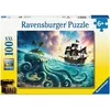 Image de Puzzle pour enfants 100 pièces XXL - Le trésor du Kraken