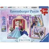 Image de Puzzle pour enfants Ravensburger Disney La Reine des neiges, 3 x 49 pièces, 12004379