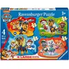 Image de Ravensburger Kinderpuzzle 03028 - Helden mit Fell - 4 puzzles PAW Patrol en forme de grande taille pour les enfants à partir de 3 ans