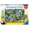 Image de Puzzles éducatifs 2x24 pièces avec koalas et paresseux pour enfants - Neuf