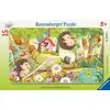 Image de Ravensburger Puzzle cadre Animaux de jardin amusants 15 pièces