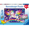 Image de Ravensburger Puzzle Licorne et Pégase, 2x24pcs.