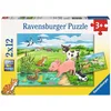 Image de Ravensburger Les jeunes animaux de la campagne, 2x12pcs.