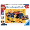 Image de 2 x 12 pièces Ravensburger Kinder Puzzle Sam le pompier en action 07584