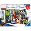 Image de Puzzles Ravensburger Avengers 3x49 pièces pour enfants à partir de 5 ans