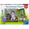 Image de Ravensburger Puzzle Jeunes Chats, 3x49pcs.