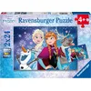 Image de Ravensburger 9074 Ravensburger Disney Frozen Nordlichter Puzzle 2x 24 Teile
