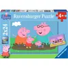 Image de Ravensburger Casse-tête Happy Family Peppa Pig, 2x24pcs.