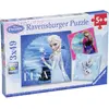 Image de Elsa, Anna et Olaf. Puzzle 3 X 49 pièces