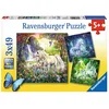 Image de 3 x 49 pièces Ravensburger Kinder Puzzle Les belles licornes 09291