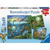 Image de 3 x 49 pièces Ravensburger Kinder Puzzle Fascination Dinosaur 09317