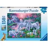 Image de 150 pièces Ravensburger Kinder Puzzle XXL Licornes au crépuscule 10021