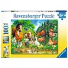 Image de 100 pièces Ravensburger Kinder Puzzle XXL Assemblée des animaux 10689