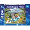 Image de 100 pièces Ravensburger Kinder Puzzle XXL Famille Disney des Animal Friends 10947