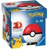 Image de Puzzle 3D RAV Ball Pokémon rouge 54 11256