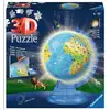 Image de Puzzle 3D Globe Illuminé avec 180 Pièces pour Enfants - Neuf