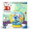 Image de Ravensburger 3D Puzzle Ball: Disney Stitch Puzzle 3D 73 pièce(s) Dessins animés - Neuf