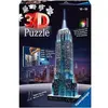 Image de Puzzle 3D Empire State Building illuminé - Ravensburger - 216 pieces - LEDS couleur - Des 10 ans - Neuf