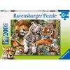 Image de 200 pièces Ravensburger Kinder Puzzle XXL Félins câlins 12721
