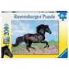 Image de Puzzle XXL 200 Pièces - Étalon Noir pour Enfants à Partir de 8 Ans - Neuf
