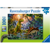 Image de Ravensburger - L'oasis des dinosaures -Puzzle 100. Xxl
