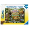 Image de Puzzle XXL 200 Pièces Animaux de la Savane pour Enfants - Neuf