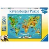 Image de Carte du monde des animaux Ravensburger 13287